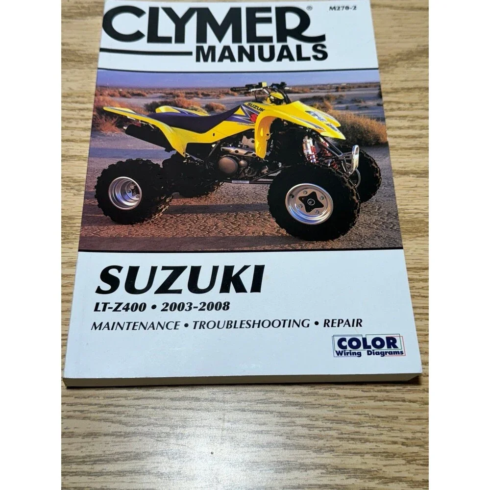 2003-2008 Suzuki LT-Z400 Repair Service Manual M270-2 2004 2005 2006 2007 - Picture 3 of 6